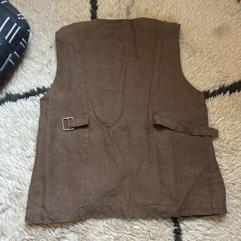 First Rite Linen Vest - Picture 17 of 17